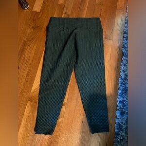 EUC Booty by Brabants croc leggings, curvy, green